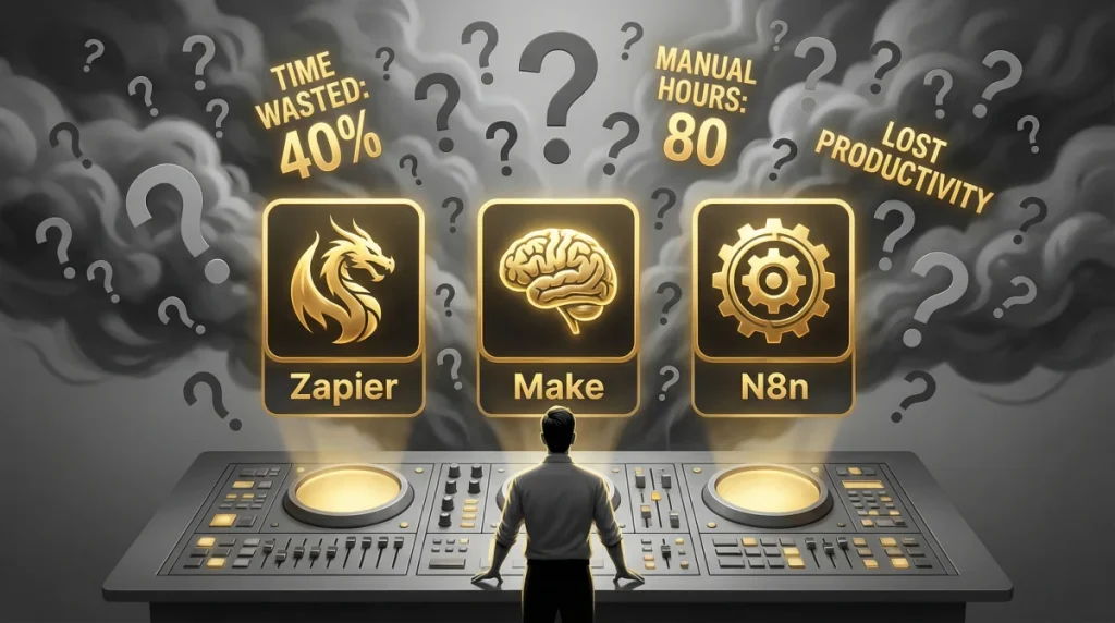 Lựa chọn công cụ tự động hóa phù hợp: Zapier, Make hay N8n? Đừng để sự phân vân làm lãng phí thời gian quý báu của bạn.